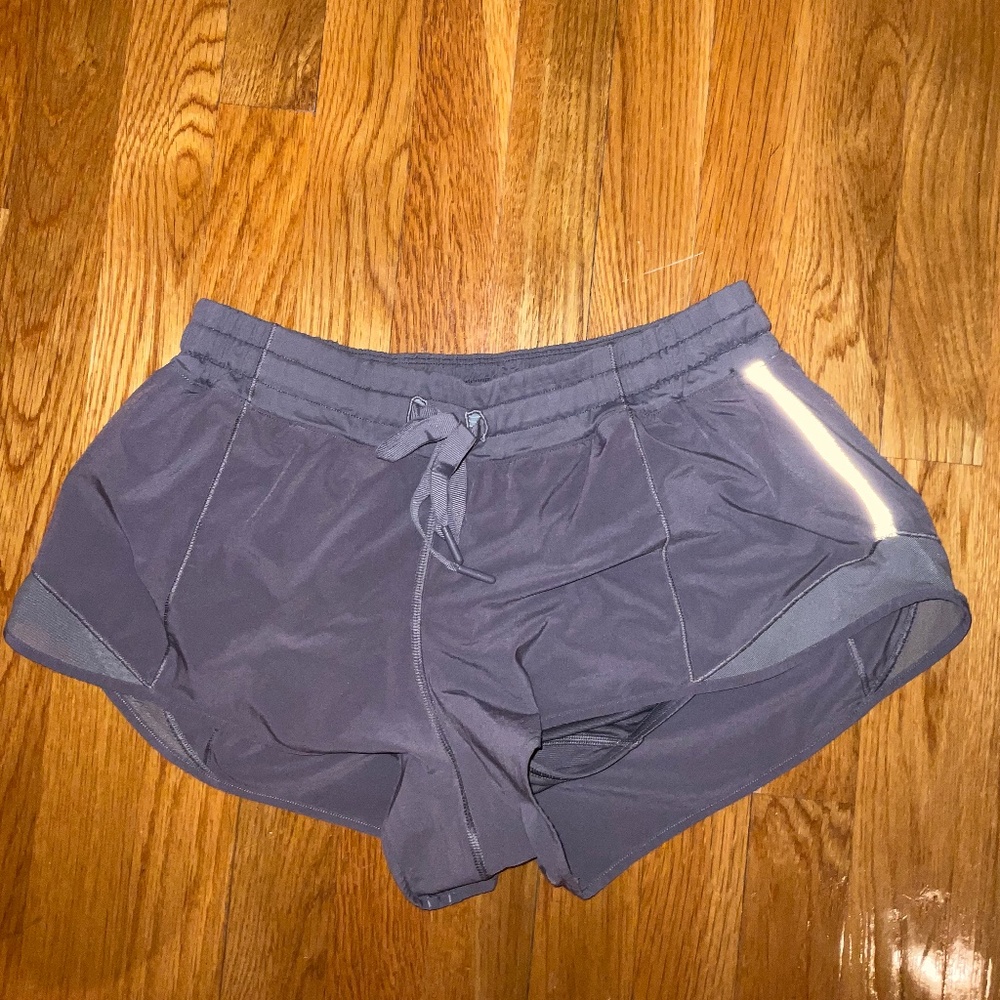 Lululemon size 10 purple/grey athletic shorts